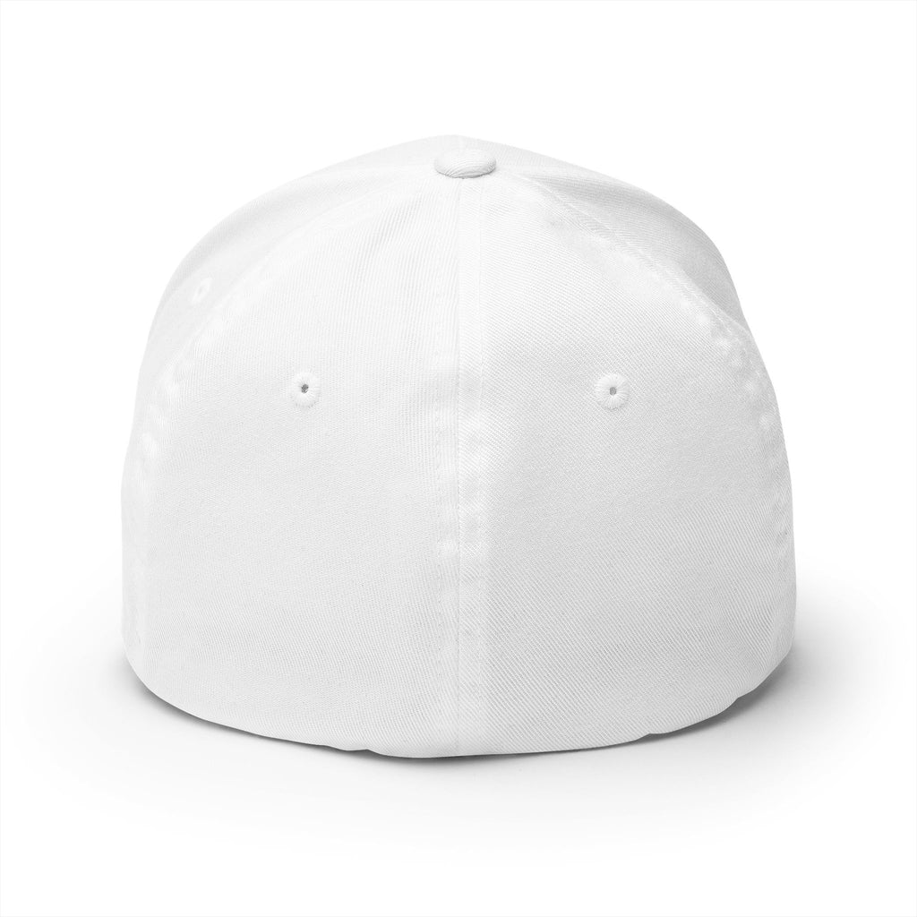 Embroidered 'Fe' Gold Letter Cap — Minimalist Metallica-Inspired Baseball Hat