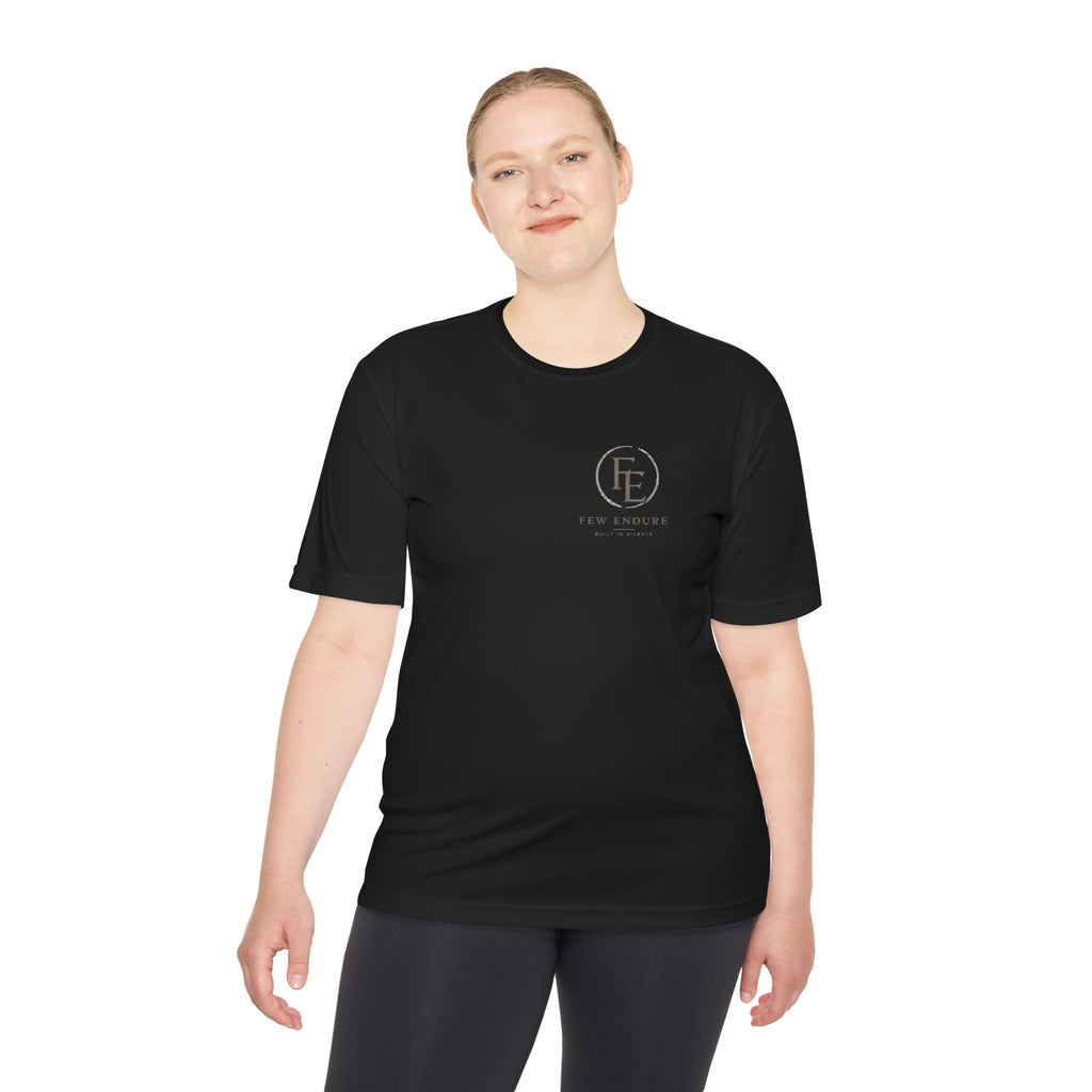 No Easy Miles Running Tee — Adventure Graphic Moisture‑Wicking Shirt