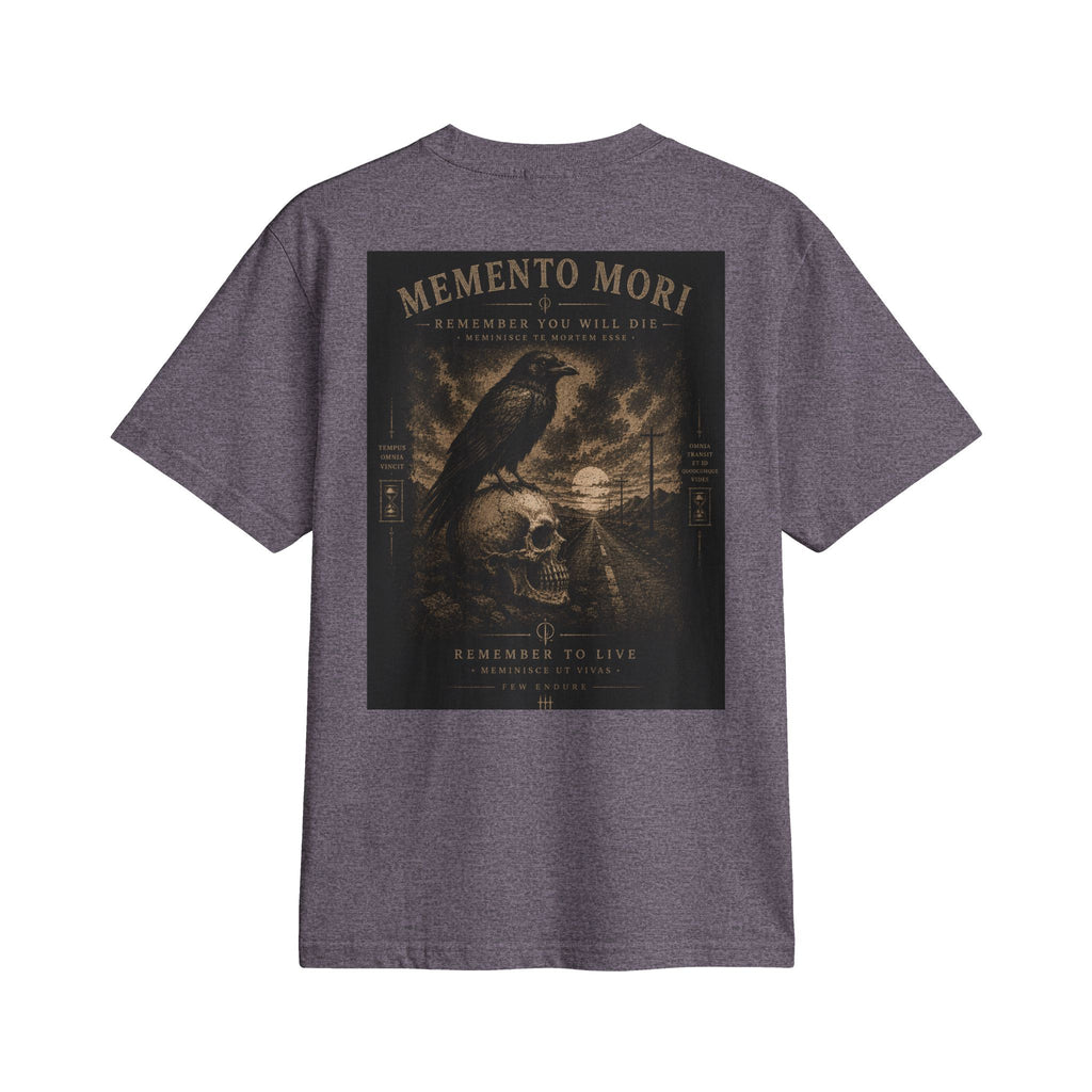 Memento Mori Graphic T-Shirt — Raven & Skull Vintage Tee