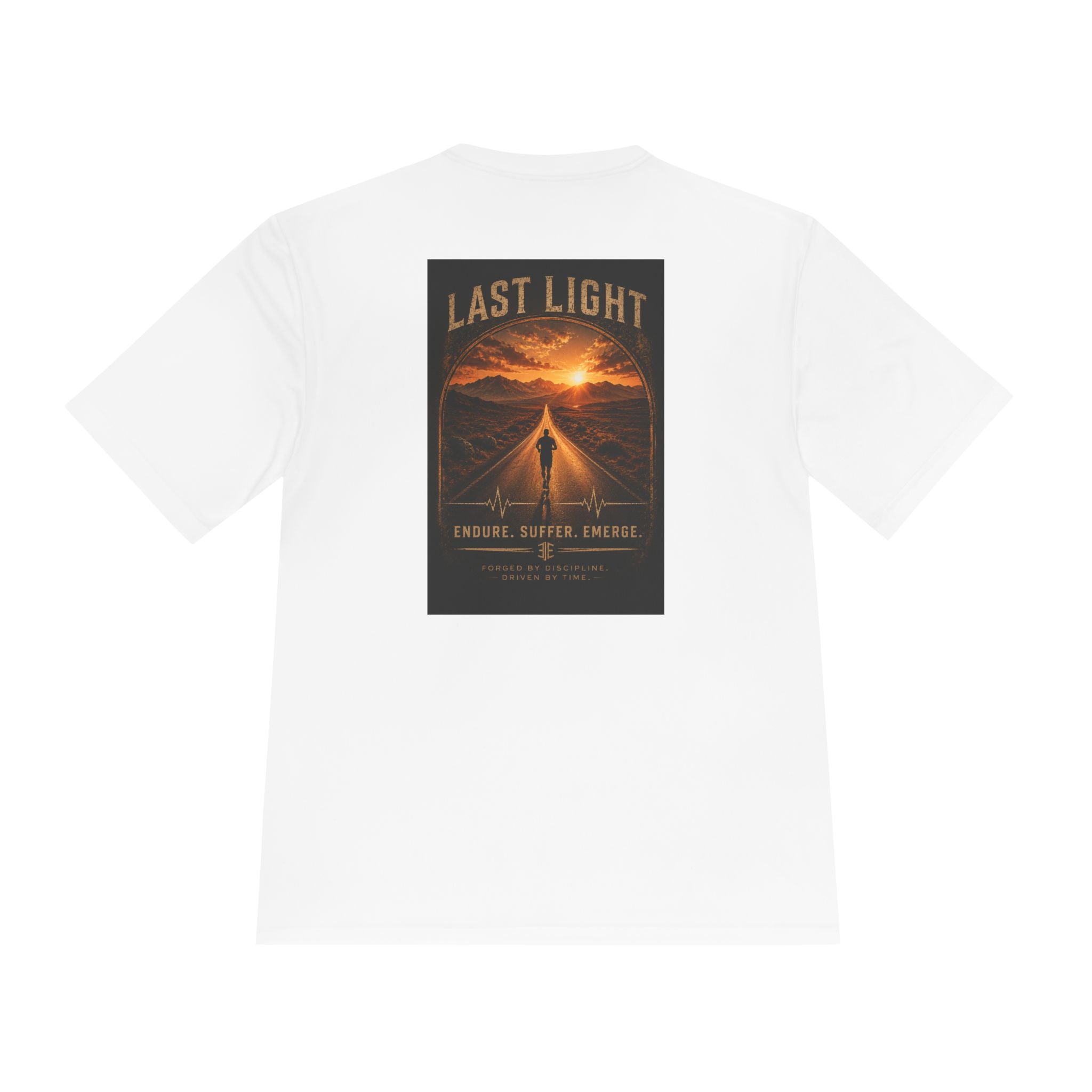 Last Light Graphic Tee — Sunset Road Poster Design