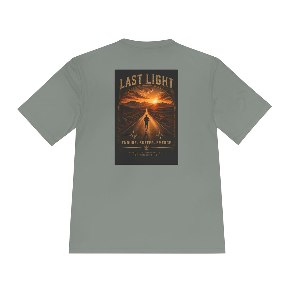 Last Light Graphic Tee — Sunset Road Poster Design