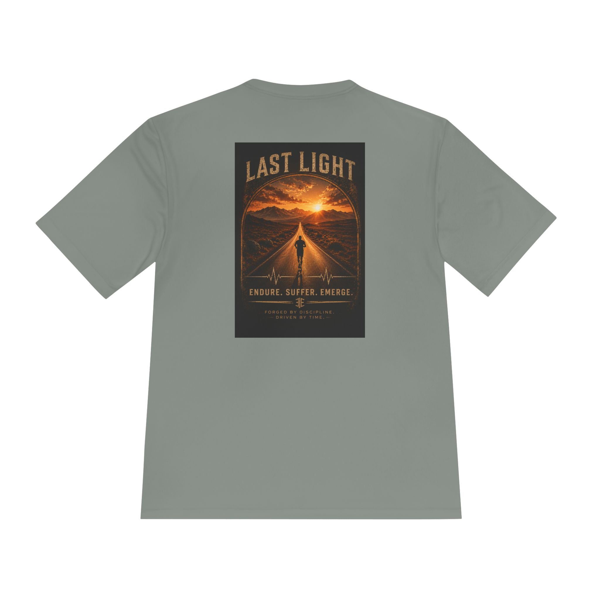 Last Light Graphic Tee — Sunset Road Poster Design