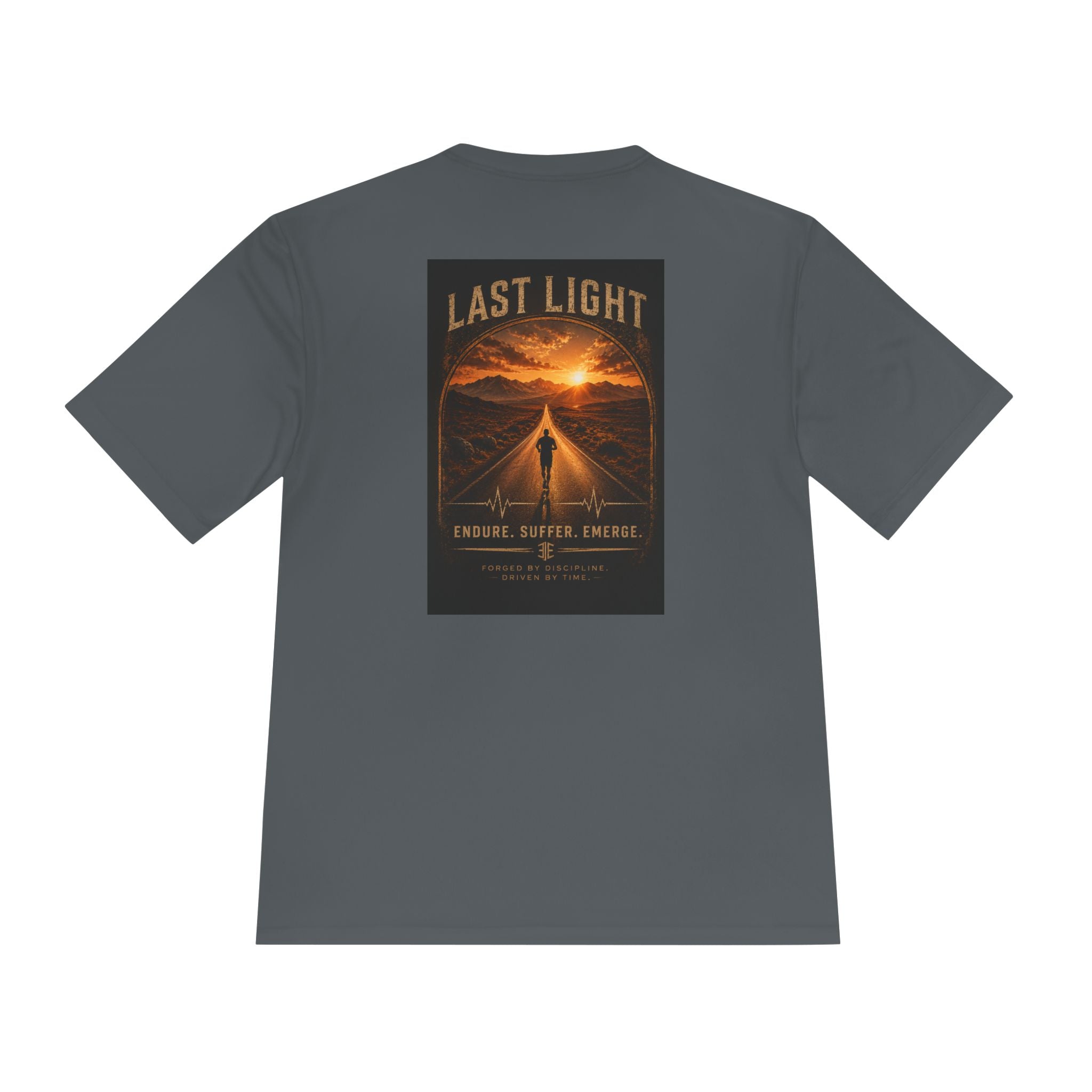 Last Light Graphic Tee — Sunset Road Poster Design