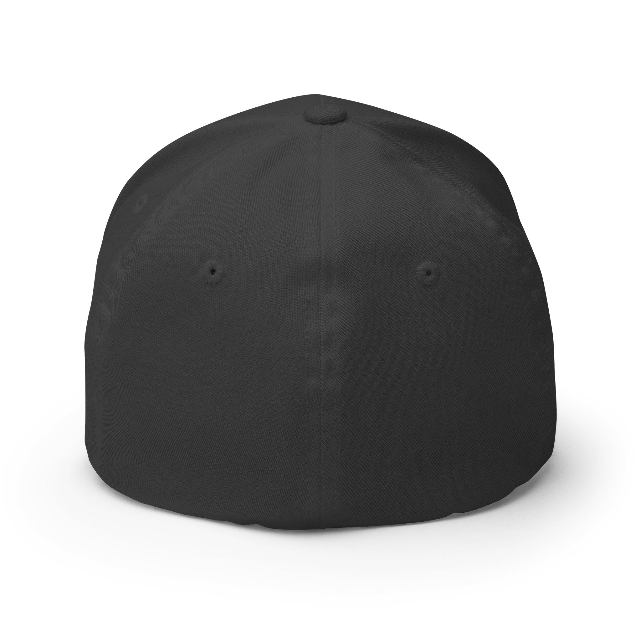 Embroidered 'Fe' Gold Letter Cap — Minimalist Metallica-Inspired Baseball Hat