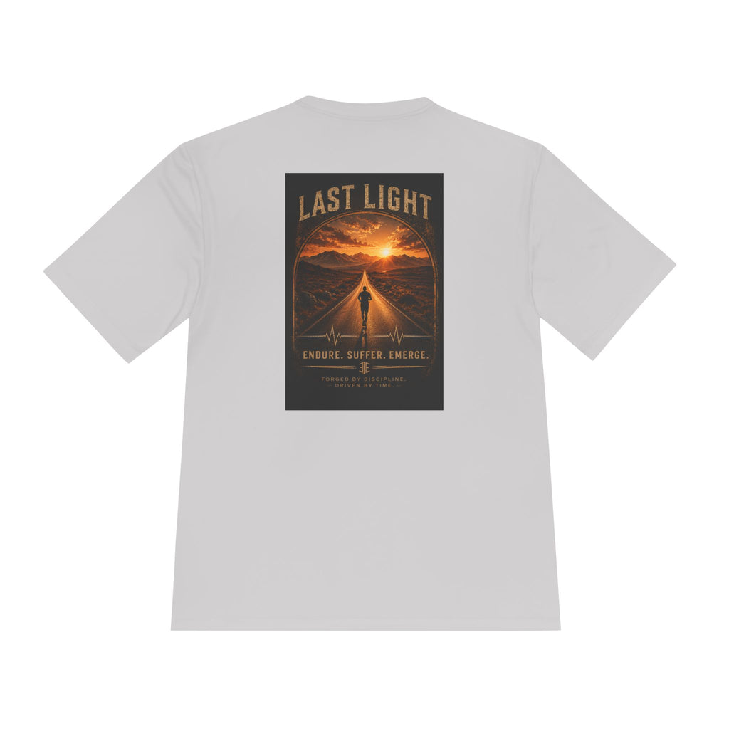 Last Light Graphic Tee — Sunset Road Poster Design