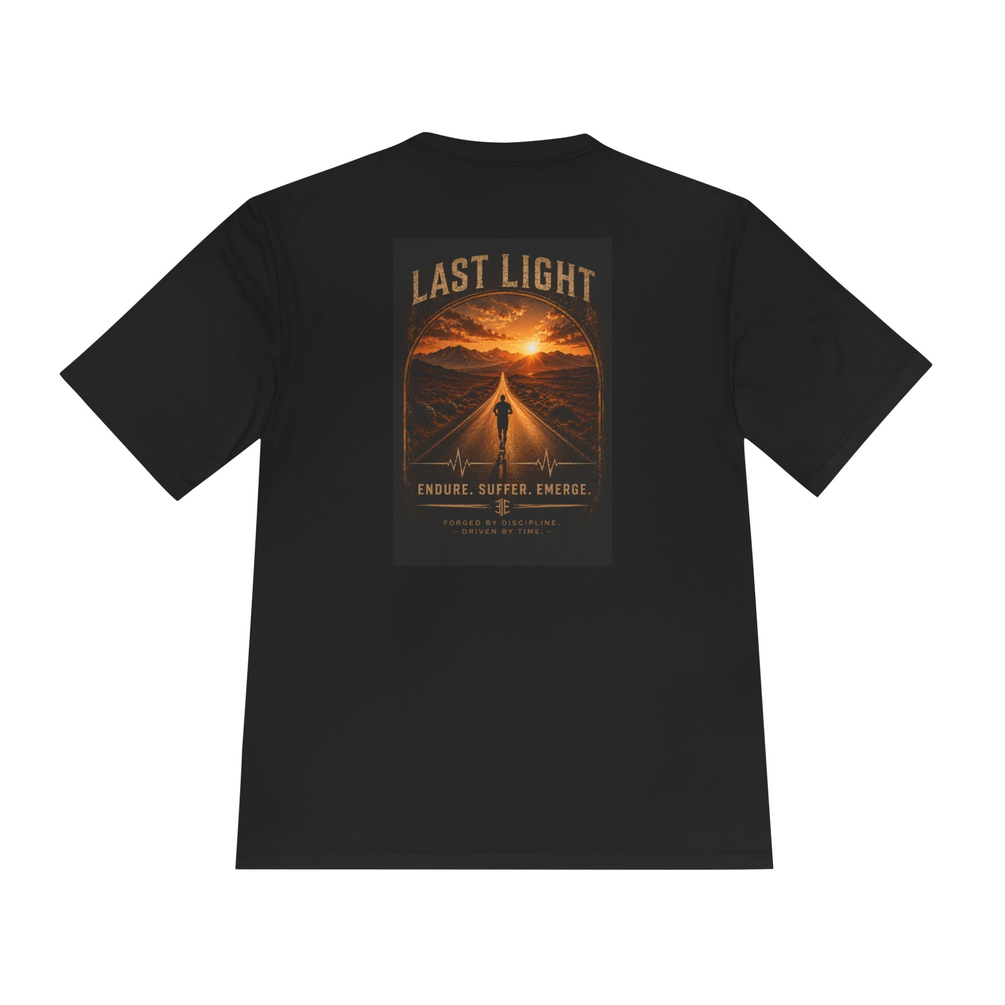 Last Light Graphic Tee — Sunset Road Poster Design