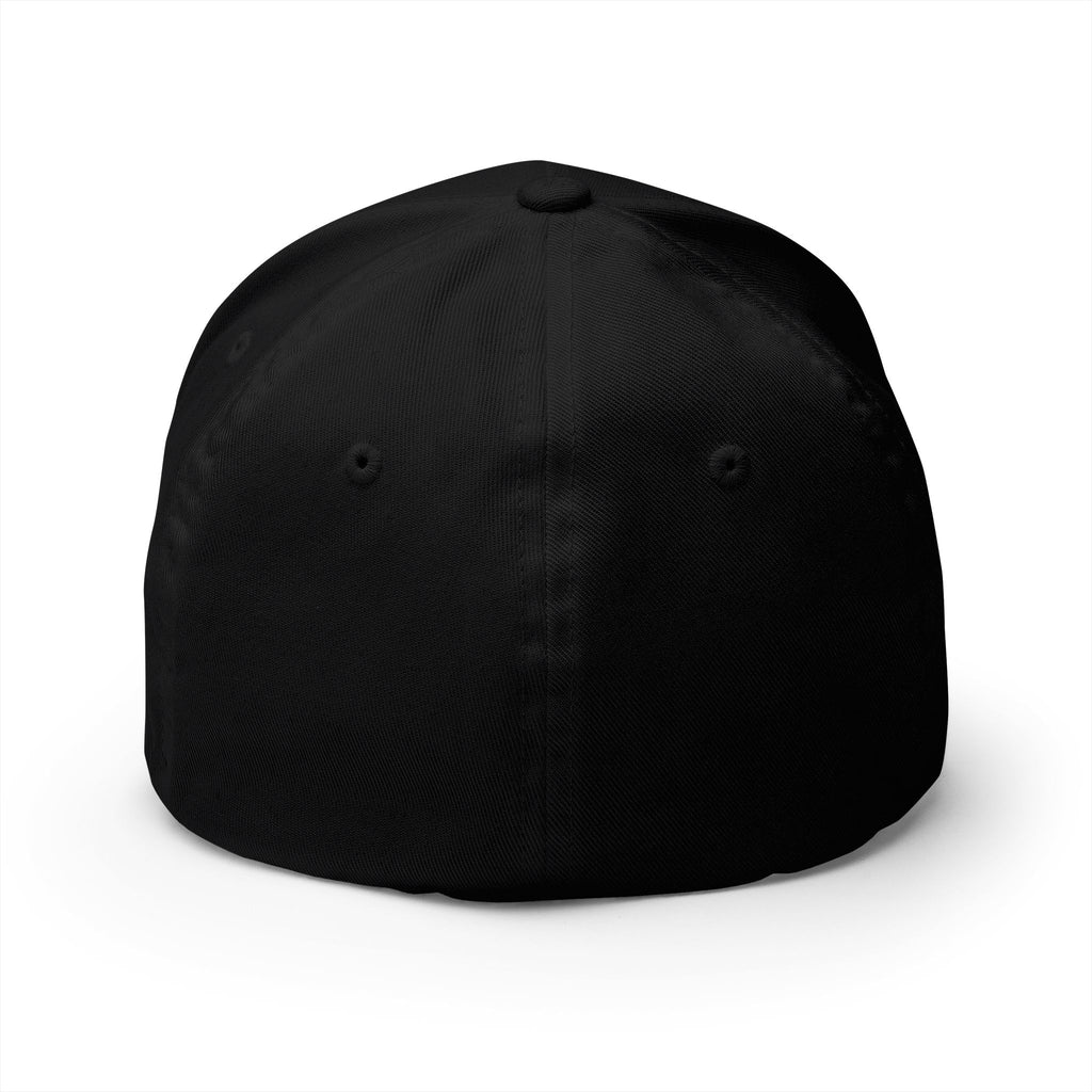 Embroidered 'Fe' Gold Letter Cap — Minimalist Metallica-Inspired Baseball Hat