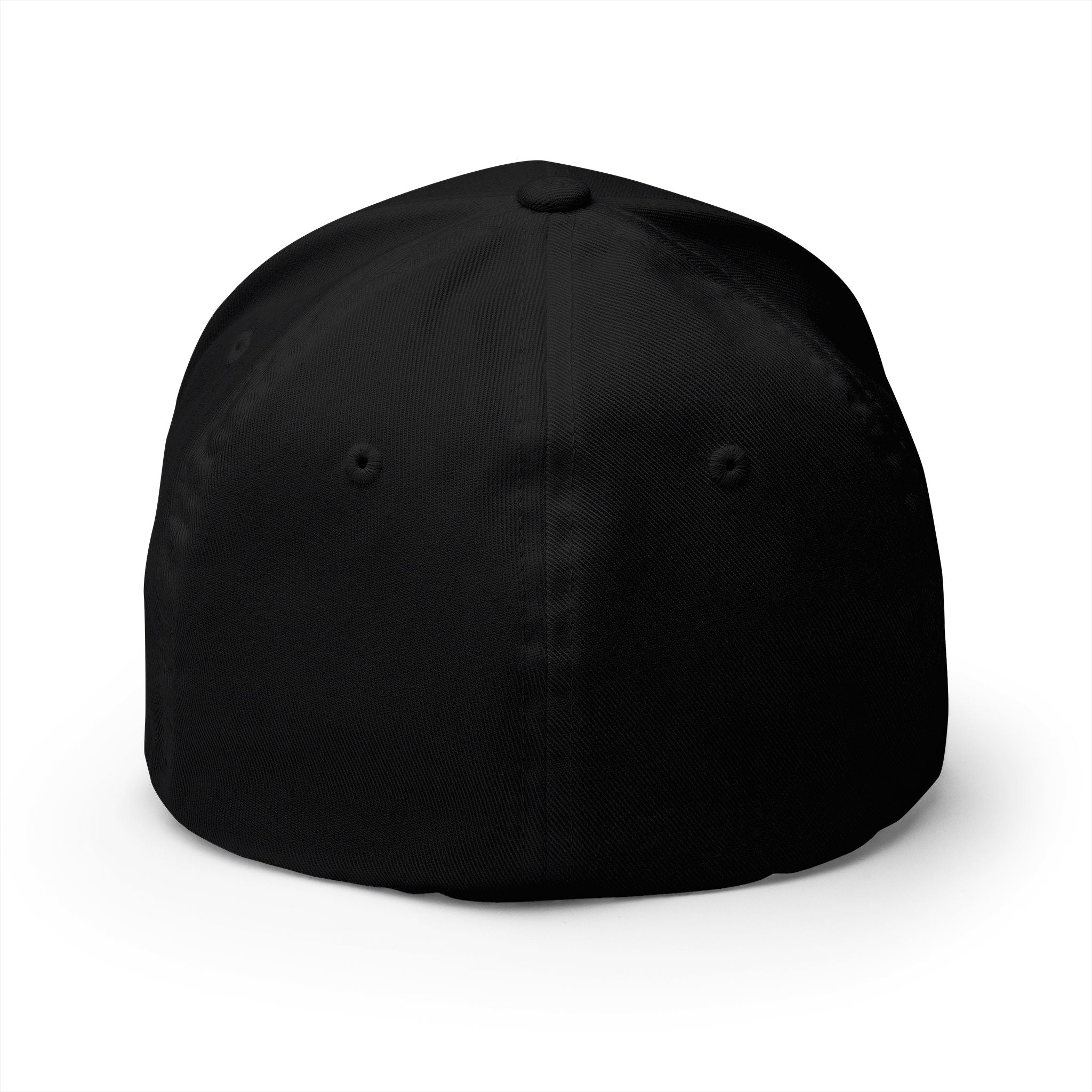 Embroidered 'Fe' Gold Letter Cap — Minimalist Metallica-Inspired Baseball Hat